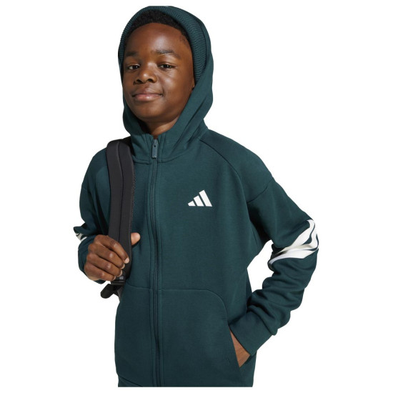 Adidas Παιδική ζακέτα Future Icons 3-Stripes Full-Zip Hoodie Adidas Παιδική ζακέτα Future Icons 3-Stripes Full-Zip Hoodie